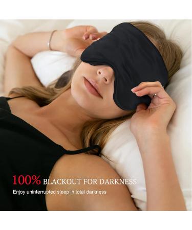 Mulberry Silk Sleep Mask - Castleton Green | Men & Women Eye Mask for Sleeping | Blackout Eye Cover - Buy Online on GoSupps.com