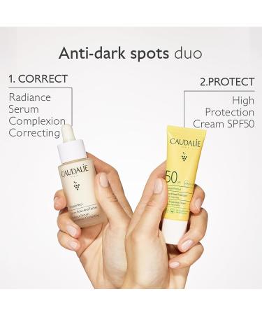  Caudalie Caudalie - Vinoperfect Serum 30ml + High Protection Cream 25ml Homage - Buy Online on GoSupps.com