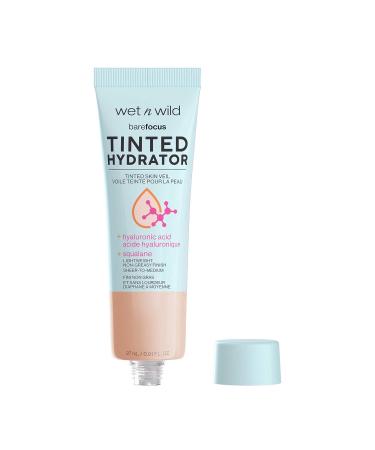 Wet n Wild Bare Focus Tinted Hydrator Tan Medium Deep Matte Finish Oil-Free Makeup with Hyaluronic Acid - Sheer to Medium Coverage - Buy Online on GoSupps.com
