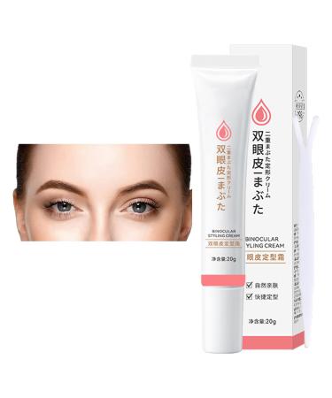 Double Eyelid Styling Cream Eyelid Lifting Cream Invisible Double Eyelids Modeling Cream Waterproof & Comfortable Use Double Eyelid Glue with Y Stick Double-fold Eyelids Cream for Makeup Easy to Use - Buy Online on GoSupps.com