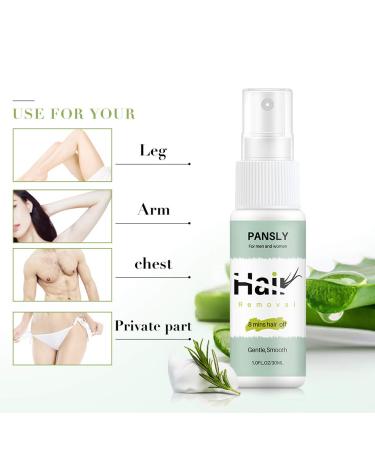 8 Mins Hair Off Hair Removal Cream - Face, Body, Pubic Hair Depilatory - Painless Hair Removal Spray for Beard, Bikini, Legs, Armpit - Buy Online on GoSupps.com