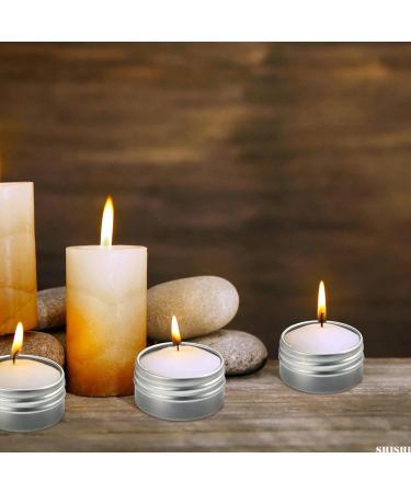 15PCs Aluminum Mini Cremedose Jars - 15ml Screw Cover for Cosmetics Ointments & Candles - Perfect for Tinkering & Lip Balm - Buy Online on GoSupps.com