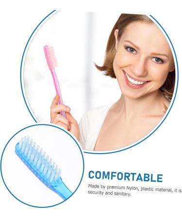 6pcs XXL Colorful Toothbrush Set - Adult Travel Toothbrushes | Bulk Carnival Brushes - Buy Online on GoSupps.com