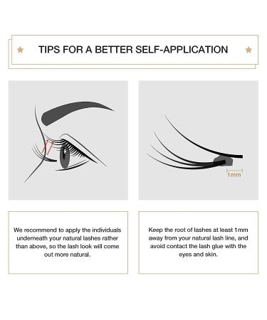 D Curl Eyelash Extension Kit - 80 Reusable Lash Clusters for Beginners | Mixed Length Cluster Fake Lashes - Extension Supplies - Buy Online on GoSupps.com