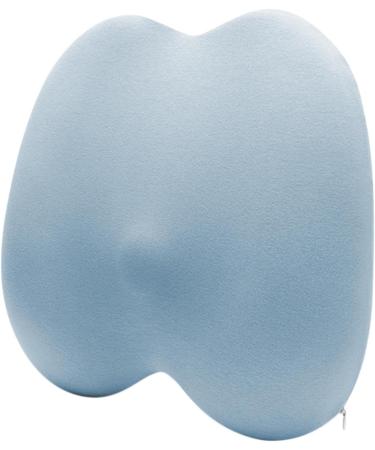 Lumbar Support Pillow Soft Sponge Back Cushion Breathable - Car Seat Waist Protection Support Ergonomic Soft Sponge Backrest Cushion Blue - Buy Online on GoSupps.com