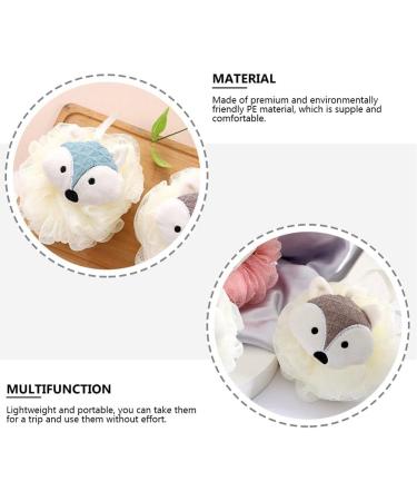 3PS Anim Mesh Bad Snge Loofa Bo Wasng Sbe Ute S Bl Fo Kids S Aoies - Buy Online on GoSupps.com