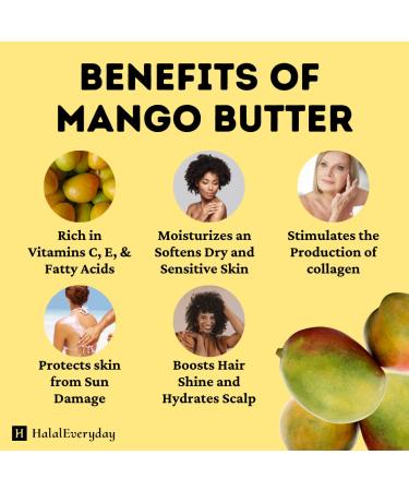 Kyabo 3Lbs Mango Butter - Premium Organic Unrefined Raw Virgin Cold Press Grade A - 100% Pure Non GMO Natural Moisturizer for Skin and Body Care - Perfect for DIY Body Butters, Soap Making, Lotions, and Creams - Buy Online on GoSupps.com