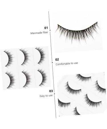 FRCOLOR 15 Pairs Short False Eyelashes False Eye Lashes Eyelashes Extension Fiber Makeup Eyelashes Faux Dramatic Eyelashes Dense Eyelashes False Lashes 3d Artificial Fiber Extend Curly - Buy Online on GoSupps.com