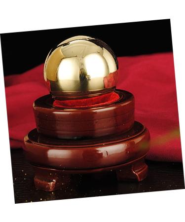 Frcolor Brass Gymnastics Balls - Portable Handballs for Massage & Fitness | Set of 4 Handwritten Solid Metal Exercise Balls - Buy Online on GoSupps.com