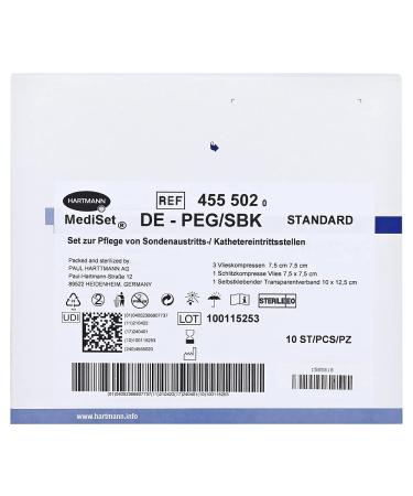 Buy MEDISET PEG/SBK Standard 10 pcs Combination Pack - Reliable International Shipping - Buy Online on GoSupps.com