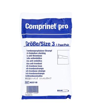 Anti-thrombosis stocking Comprinet Pro size 3 anti-thrombosis stockings S white