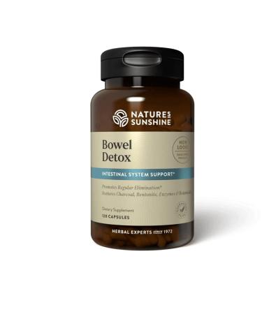 Nature's Sunshine Bowel Detox 120 Capsules | Colon Cleanse Detox Supplement to Promote Regular Elimination and Cleansing of the Digestive System