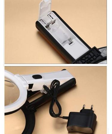 Magnifiers Magnifying Glass Desktop Main Mirror 10X Auxiliary Mirror 30X Magnifying Glass Plug in The Desktop Bracket to Maintain Handheld Light Extension Lens Desktop Folding Magnifying Glas - Buy Online on GoSupps.com