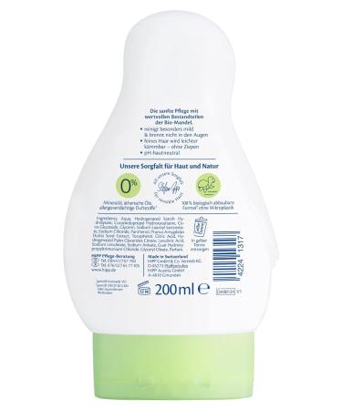 Buy HiPP Babysanft 2in1 Shampoo + Shower - Pack of 6 (6 x 200 ml) | Gentle Baby Care International Shipping Available - Buy Online on GoSupps.com