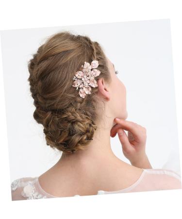 FRCOLOR Floral Hair Comb Bridal Hair Pin Bridal Headpiece Tiara Hair Accessories Bridal Headdress Comb Wedding Bride Bridal Hair Comb - Buy Online on GoSupps.com