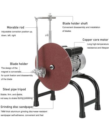 Professional Sheep Clipper Blade Sharpener 480W Electric Sharpening Grinding Machine Animal Grooming Clippers Wool Scissors - Buy Online on GoSupps.com