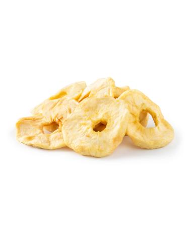 NUTS U.S. - Dried Apple Rings, No Added Sugar, No Artificial Color, Chewy Texture, NON-GMO, Juicy and Natural!!! (3 LBS)
