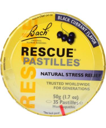 Nelson Bach - Rescue Pastilles Black Currant 50 gms by Bach Remedies by Bach Remedies