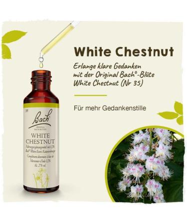  Bach BACHFLEUS White Chestnut Drops 20 ml - Buy Online on GoSupps.com