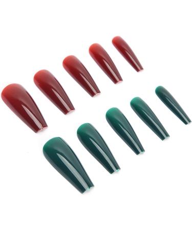 Solid Color Fake Nails Colorful False Nails Pure Color Full Cover Nail Tip Artificial Fake Nails Long Full Coverage False Nails French Nail Acrylic Fake Nails (04) - Buy Online on GoSupps.com