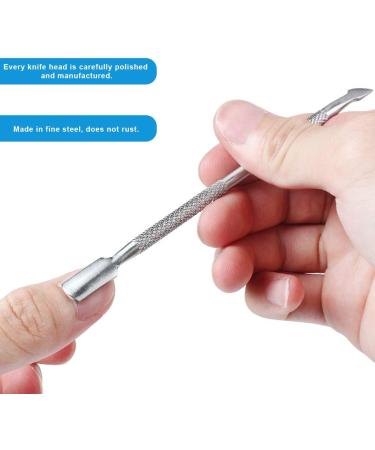 KELYDI Cuticle Nipper and Pusher Set - Dead Skin Remover & Manicure Tool - Buy Online on GoSupps.com
