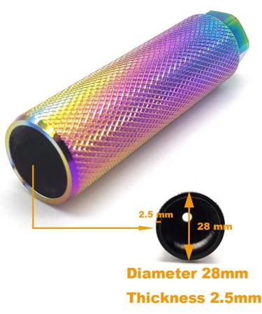 Mantain 4 Pcs Aluminum Alloy Bike Pegs, Anti-Skid, Dazzle Color Surface, Fit 3/8 inch Axles - Buy Online on GoSupps.com