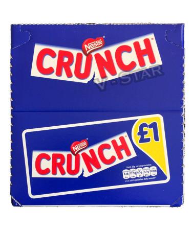 Buy Nestle Crunch Milk Chocolate 16 x 100g Divisible Blocks - International Shipping Available - Buy Online on GoSupps.com