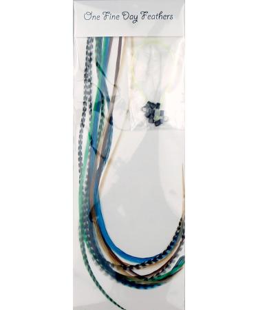 Real Feather Hair Extensions - forest (10 Feathers) - Buy Online on GoSupps.com