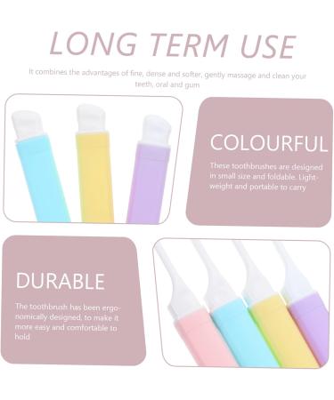 Shop Minkissy 5-Pack Travel Toothbrush Set | Soft Ornamental Toothbrushes for International Shipping - Buy Online on GoSupps.com