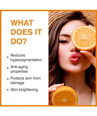20% Vitamin C Face Serum For skin brightening | Boost to Increase Skin Glow Instantly & Reduces Dark Spots | Boost Collagen & Elastin for Anti-Aging Skin Repair | Suitable for All Skin 30ML - Buy Online on GoSupps.com