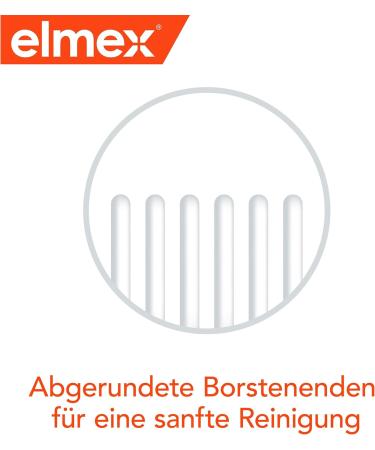 Elmex Junior Toothbrush 6-12 Years - Soft Bristles Pack of 6 | Gentle Care for Kids' Changing Teeth - Buy Online on GoSupps.com