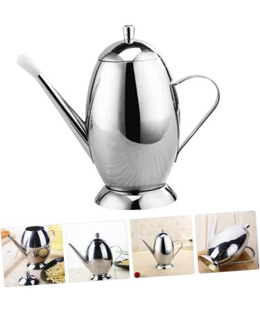 Zerodeko Multi-function Soy Sauce Dispenser Soy Sauce Dispenser 2pcs Household Stainless Steel Soy Sauce Bottle Stainless Steel Oil Dispenser Oil Dispensers 19.5X10CMx2pcs Silverx2pcs - Buy Online on GoSupps.com