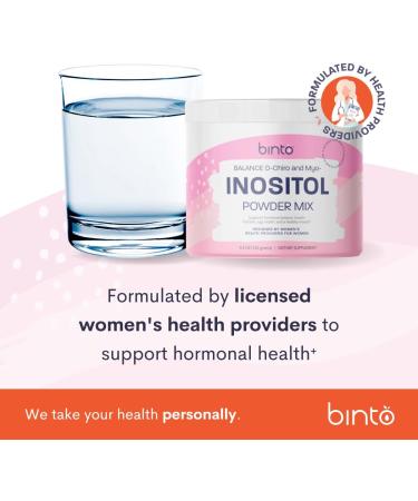 Binto Inositol Powder Mix | 60-Day Supply | Myo and D-Chiro Inositol 40:1 Ratio | Hormone Balance & Ovulation Support | Preservative-Free - Buy Online on GoSupps.com