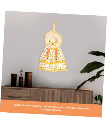 Zerodeko Thanksgiving Hanging Ornament Harvest Door Puppet Decor Fall Pendant Party Decoration Festival Scarecrow Doll Hanging As Shown 54x46cm - Buy Online on GoSupps.com