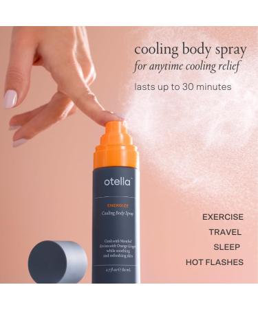 Cooling Body Spray with Menthol and Aromatherapy Orange Ginger Scent to Help You Energize 2.7 oz. | Anytime Immediate Heat Relief | TSA Approved | Gluten Free | Vegan | Paraben Free Energize - Orange Ginger - Buy Online on GoSupps.com