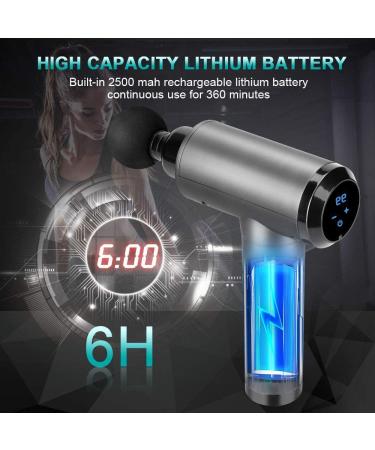 Portable Massage Gun for Athletes | 10 Head 30 Speed Deep Tissue Massager - Buy Online on GoSupps.com