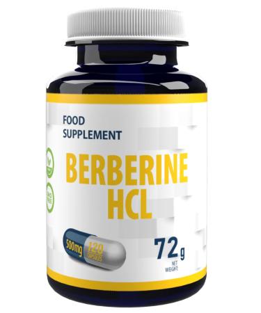 Hepatica Berberine HCL 500mg 120 Vegan Capsules