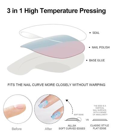 Buy Semi Cured Gel Nail Strips - 28 Pcs UV Gel Stickers Long Lasting Salon Quality Summer Blue | International Shipping - Buy Online on GoSupps.com