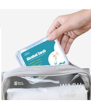 100+50 Alcohol Swabs Cotton Q Tips - Individually Wrapped Disposable Swabsticks for First Aid Safety - Buy Online on GoSupps.com