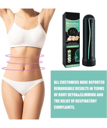 Body Slimming & Detox Aromatherapy Nasal Stick - Essential Oils & Menthol for Freshness Focus & Enhanced Breathing (2PCs) - Buy Online on GoSupps.com