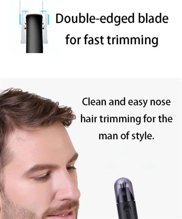 Buy Electric Nose Hair Trimmer 2.0 - 7 000 RPM Precision Nose & Ear Hair Trimmer Rechargeable Easy to Clean Stainless Steel Blades - Fast International Shipping - Buy Online on GoSupps.com