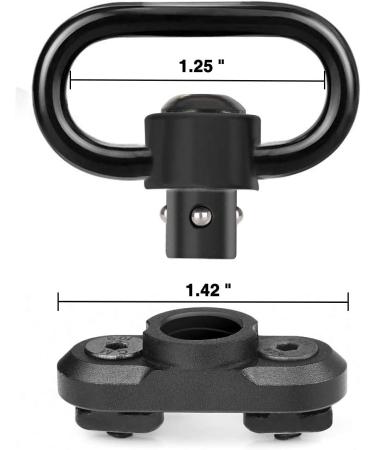 CVLIFE 1.25 Sling Mount & Swivel 2-Pack for Two Point Sling - Buy Online on GoSupps.com