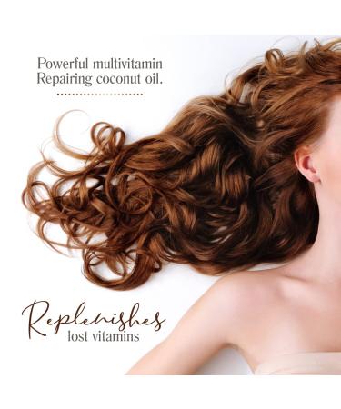 AMAZONICA BELEZA Coconut Hair Mask - Repairs Damaged Hair Restores Proteins Sulfate & Paraben Free 10 Oz - Healthy Vital Results for All Hair Types - International Shipping Available - Buy Online on GoSupps.com