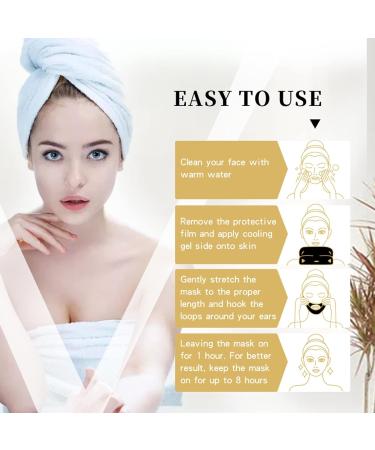 APPTI Double V Shape Chin Reducer Face Lifting Mask Firming Tightening Facial Mask Chin Up Patch V Line Lifting Mask for Women Men Face and Neck Slimmer 5 Pieces - Buy Online on GoSupps.com
