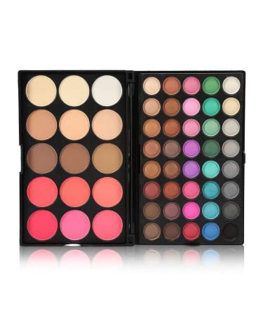 Filfeel 40 Colors Eyeshadow Palette & 15 Colors Concealer Set | Highly Pigmented Makeup Kit for Stunning Eye Looks - Buy Online on GoSupps.com