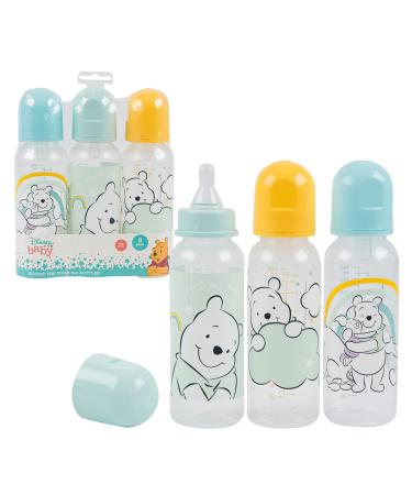 Disney Cudlie Winnie The Pooh Baby 3 Pack 9oz Bottles