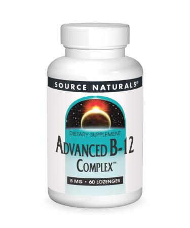Source Naturals Advanced B-12 Complex 5 mg 60 Lozenges