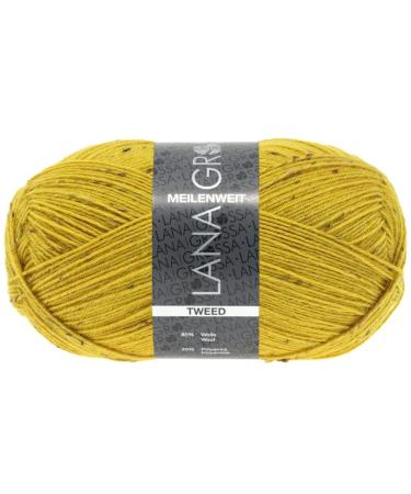 LANA GROSSA Meilenweit 100 | Classic Plain and Printed Socks | Machine Wash Resistant | Hand Knitting Yarn Made of 80% Virgin Wool and 20% Polyamide | 100 g Wool for Knitting