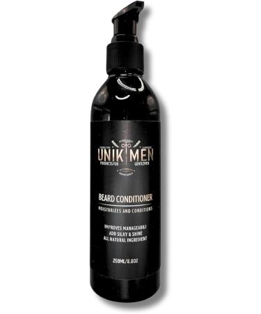 Unik Men Conditionneur pour Barbe avec Huile de Jojoba Aloe Vera et Vitamine E Soin Revitalisant 250ml - Buy Online on GoSupps.com