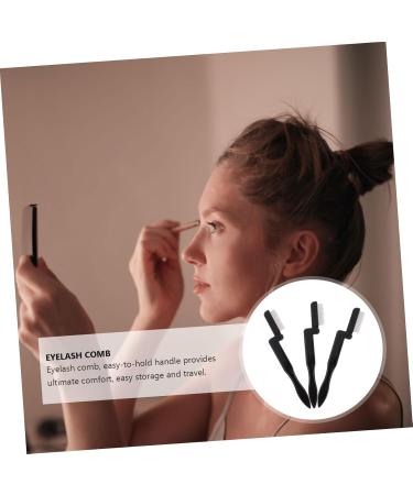 Ipetboom 6 Pcs Folding Steel Needle Eyebrow Comb & Eyelash Separator - Durable Makeup Tools for Perfect Lashes - Buy Online on GoSupps.com